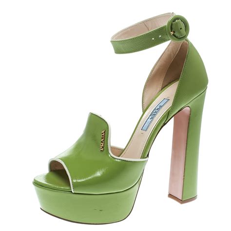 prada ankle strap platform sandal